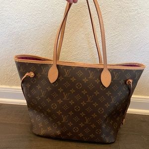2020 Louis Vuitton Neverfull MM Pivoine